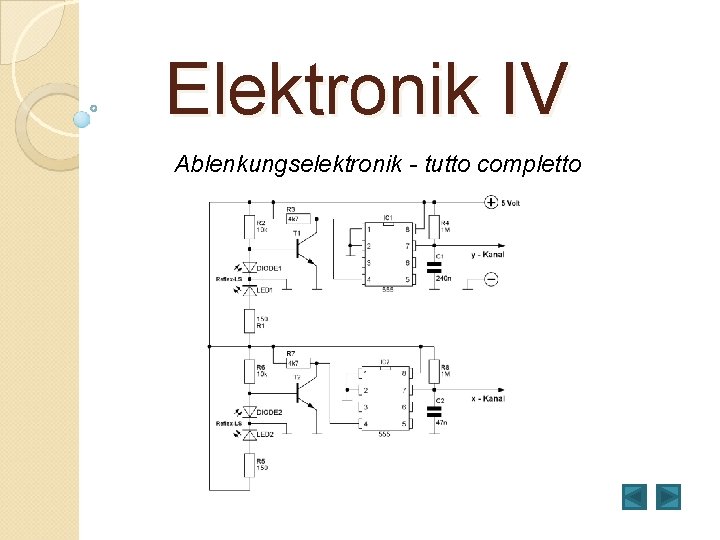 Elektronik IV Ablenkungselektronik - tutto completto 