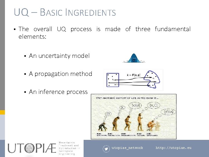 UQ – BASIC INGREDIENTS § The overall UQ process is made of three fundamental