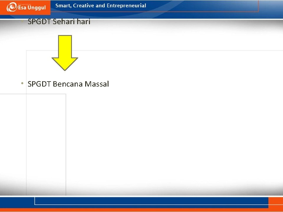  • SPGDT Sehari • SPGDT Bencana Massal 