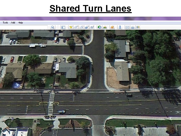 Shared Turn Lanes Shared Turn Lanes