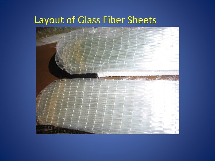 Layout of Glass Fiber Sheets 
