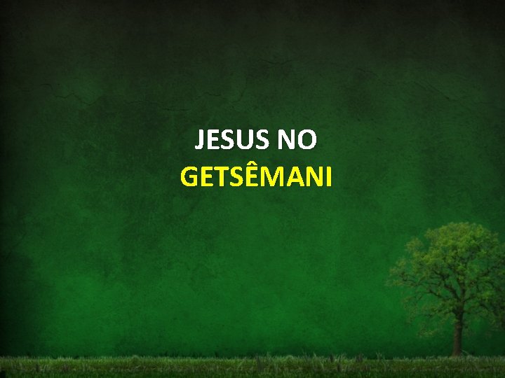 JESUS NO GETSÊMANI 