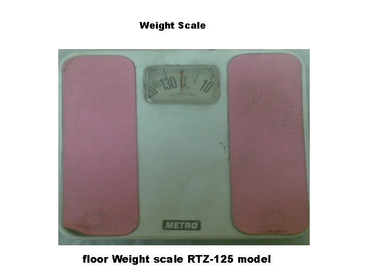 Weight Scale floor Weight scale RTZ-125 model 