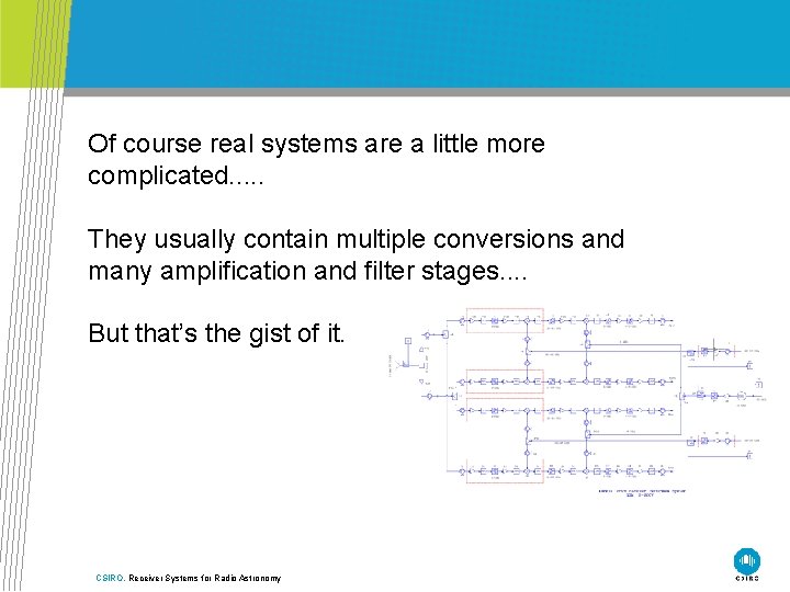 Of course real systems are a little more complicated. . . They usually contain