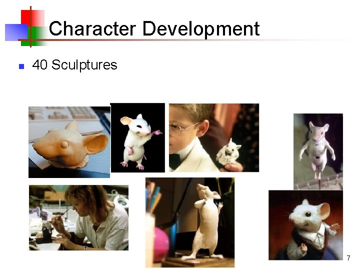 Character Development n 40 Sculptures 7 