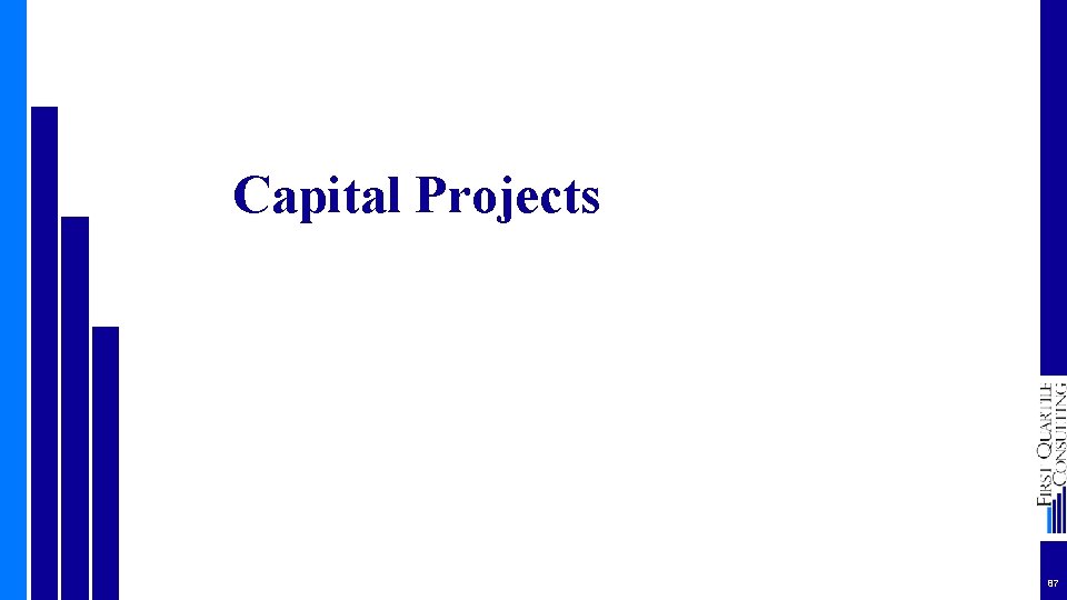 Capital Projects 87 