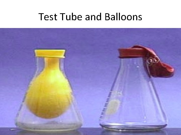 Test Tube and Balloons 
