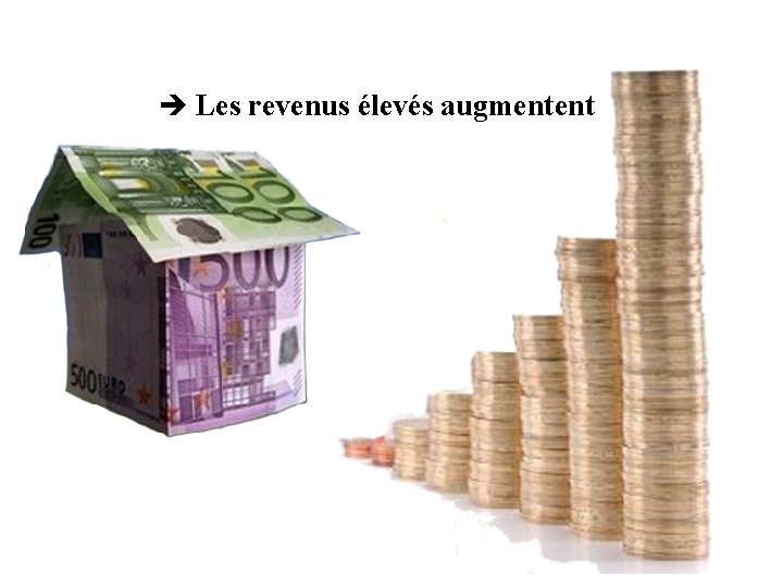  Les revenus élevés augmentent 