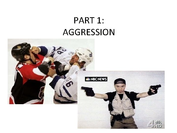 PART 1: AGGRESSION 