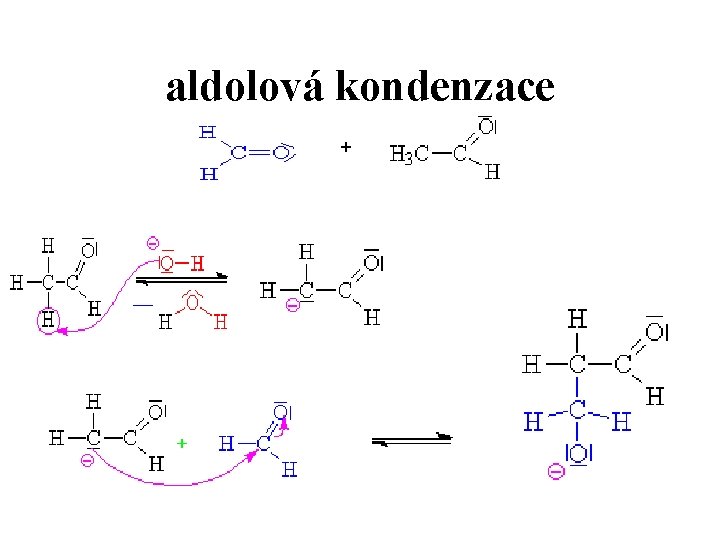 aldolová kondenzace + 