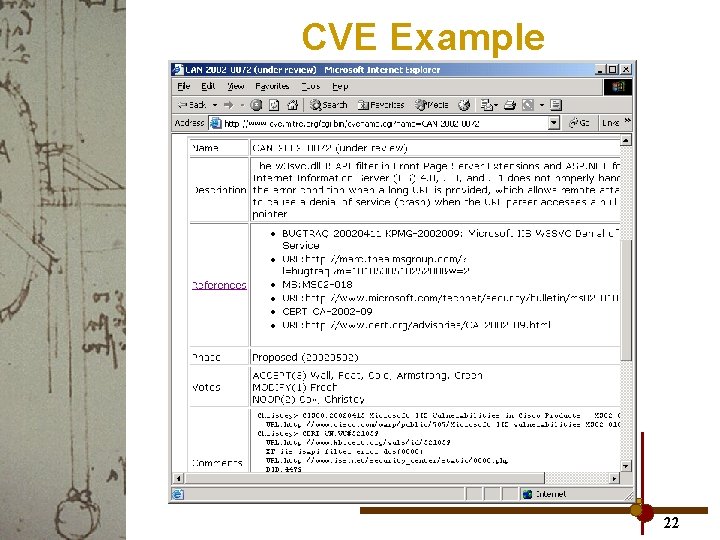 CVE Example 22 