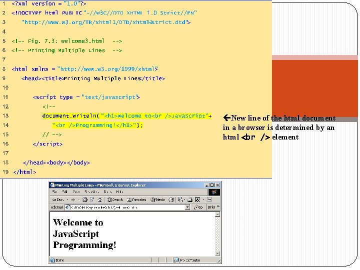 welcome 3. html 1 of 1 New line of the html document in a welcome 3. html 1 of 1 New line of the html document in a