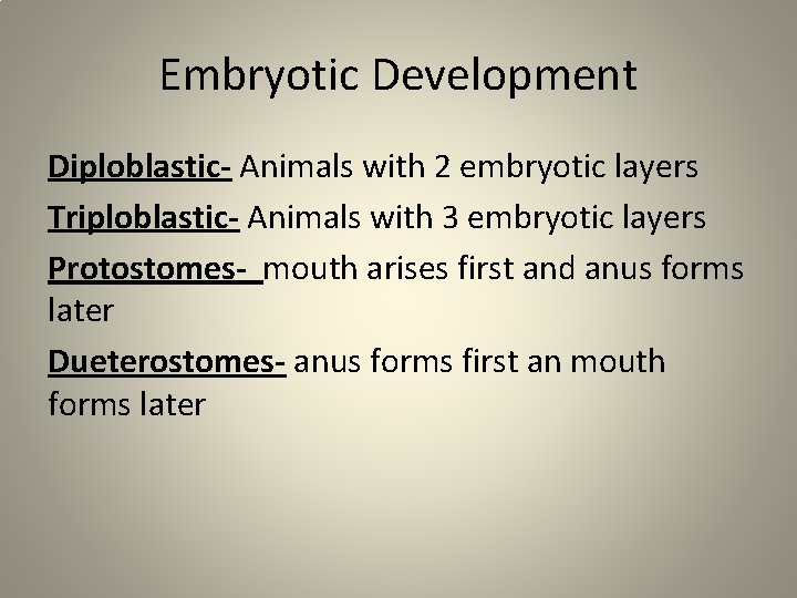 Animal Origins and Evolution of Body Plans By