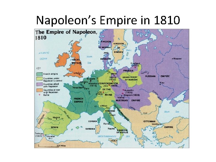 Napoleon’s Empire in 1810 