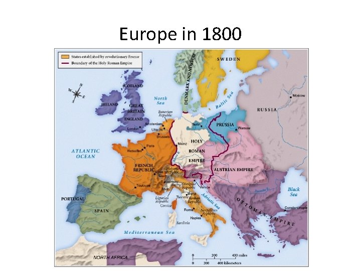 Europe in 1800 