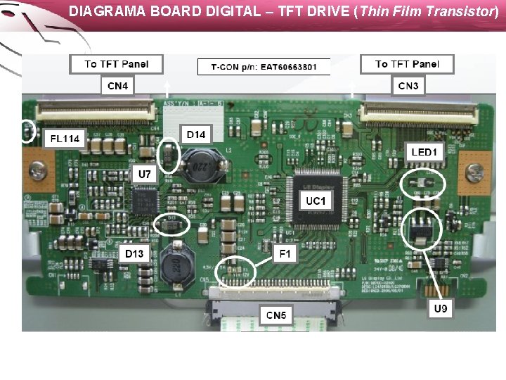 DIAGRAMA BOARD DIGITAL – TFT DRIVE (Thin Film Transistor) 