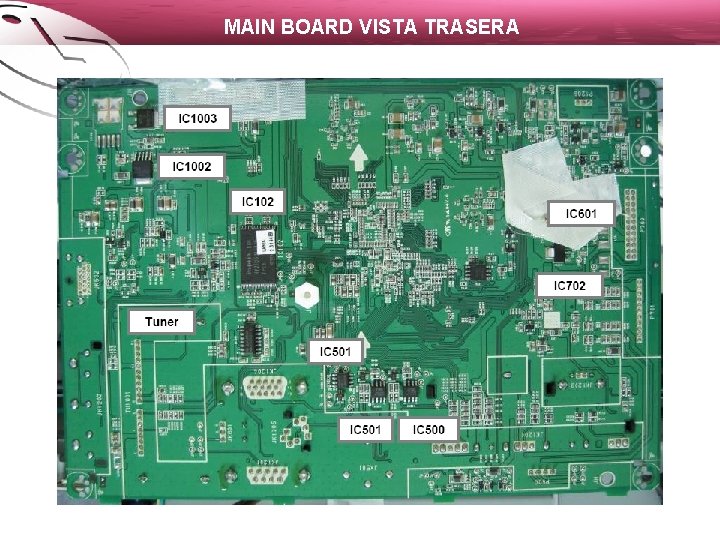MAIN BOARD VISTA TRASERA 