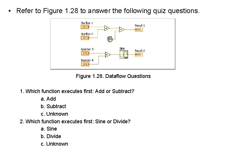  • Refer to Figure 1. 28 to answer the following quiz questions. Figure