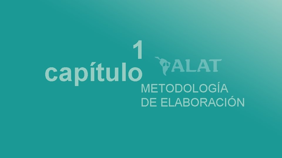 1 capítulo. METODOLOGÍA DE ELABORACIÓN 