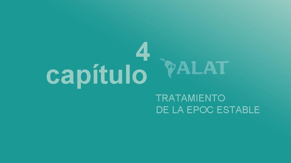 4 capítulo TRATAMIENTO DE LA EPOC ESTABLE 