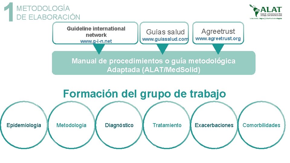 1 METODOLOGÍA DE ELABORACIÓN Guideline international network www. g-i-n. net Guías salud www. guiasalud.