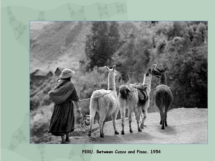 PERU. Between Cuzco and Pisac. 1954 