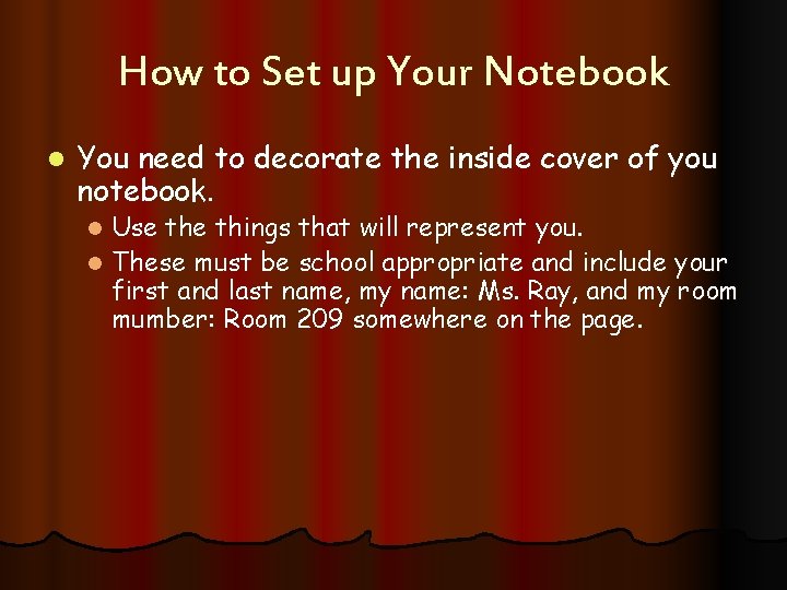 How to Set up Your Notebook l You need to decorate the inside cover