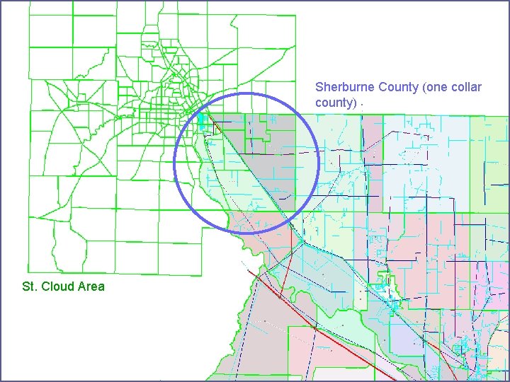Sherburne County (one collar county) St. Cloud Area 