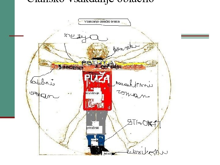 Člansko vsakdanje oblačilo n Člansko vsadkanje oblačilo 