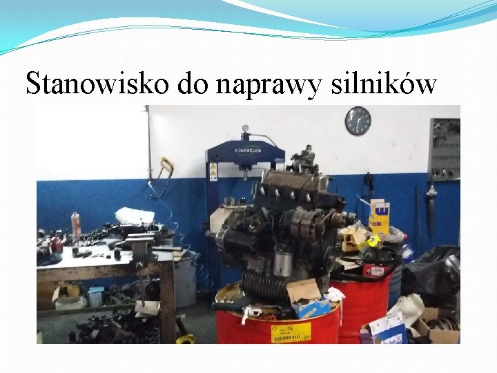 Stanowisko do naprawy silników 