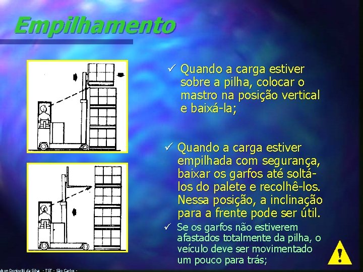 Empilhamento dson Donizetti da Silva - TST - São Carlos - ü Quando a