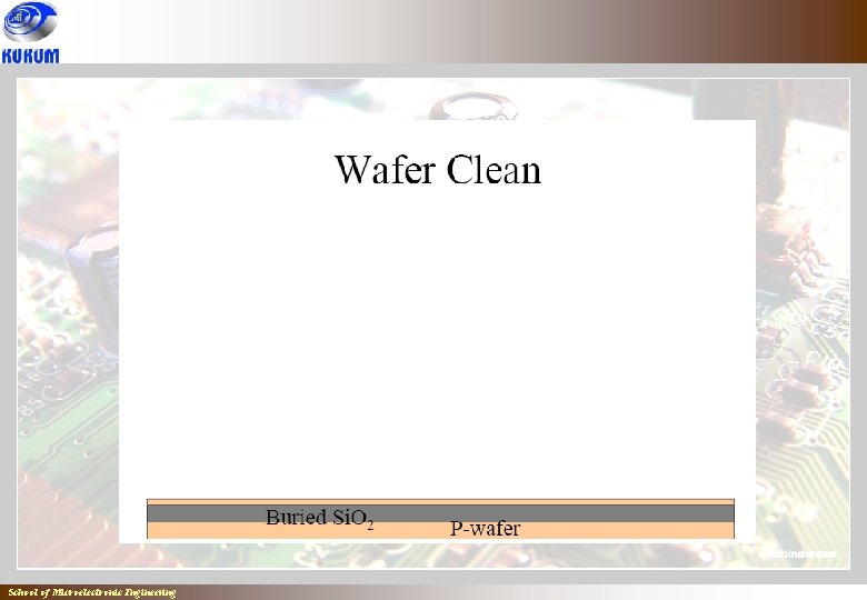 School of Microelectronic Engineering School of Microelectronic Engineering