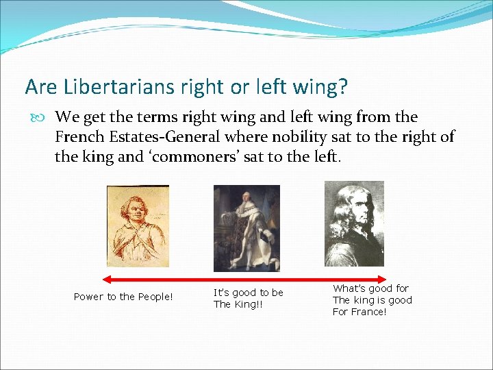 Are Libertarians right or left wing? We get the terms right wing and left