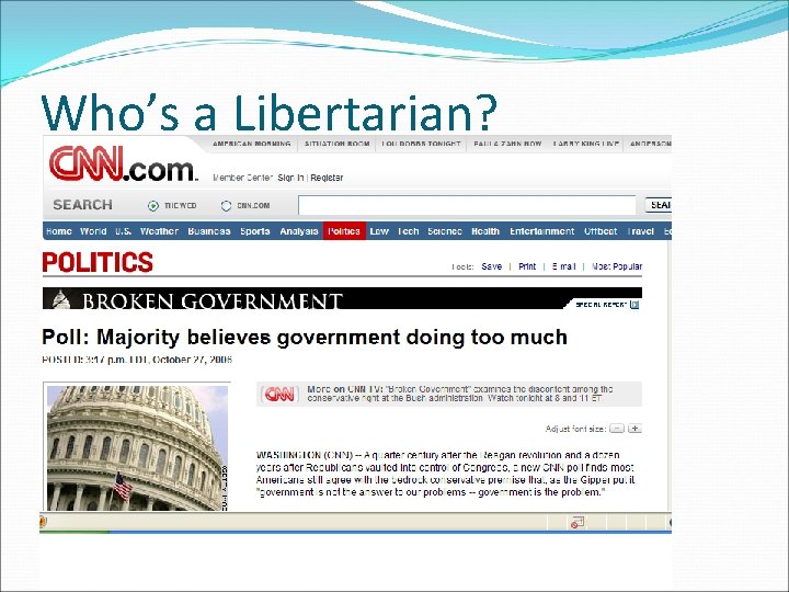 Who’s a Libertarian? 