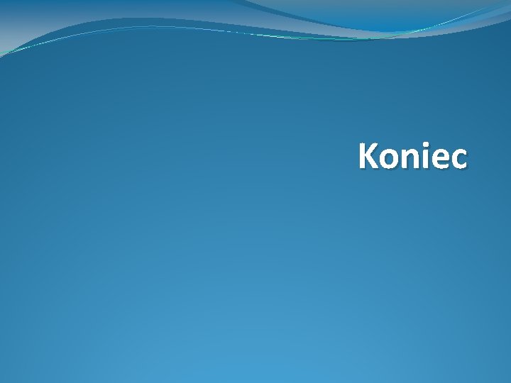 Koniec 