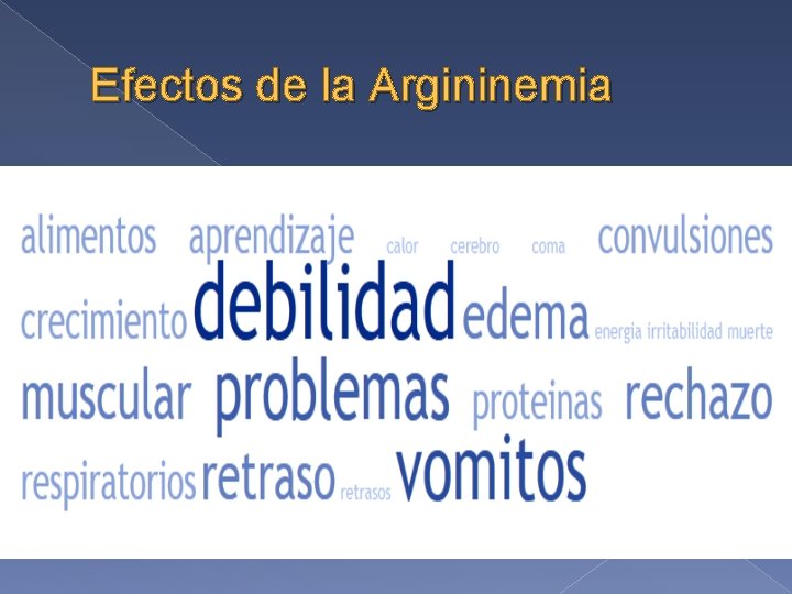 Efectos de la Argininemia 
