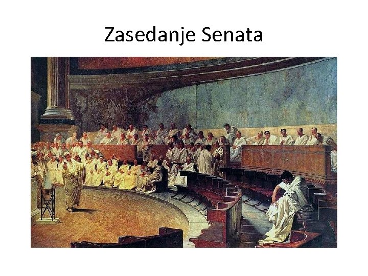 Zasedanje Senata 