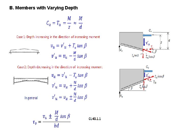 B. Members with Varying Depth 