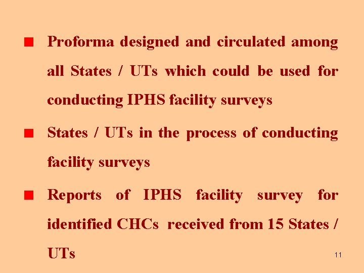 Proforma designed and circulated among all States / UTs which could be used for
