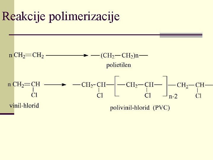 Reakcije polimerizacije 