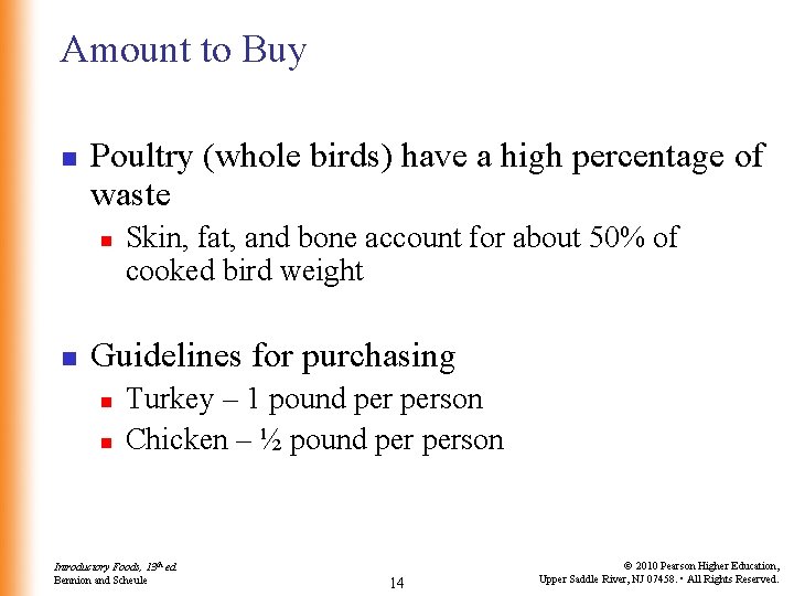 Amount to Buy n Poultry (whole birds) have a high percentage of waste n