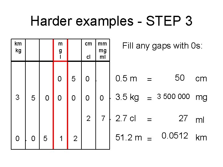 Harder examples - STEP 3 km kg 3 m g l 5 0. 0