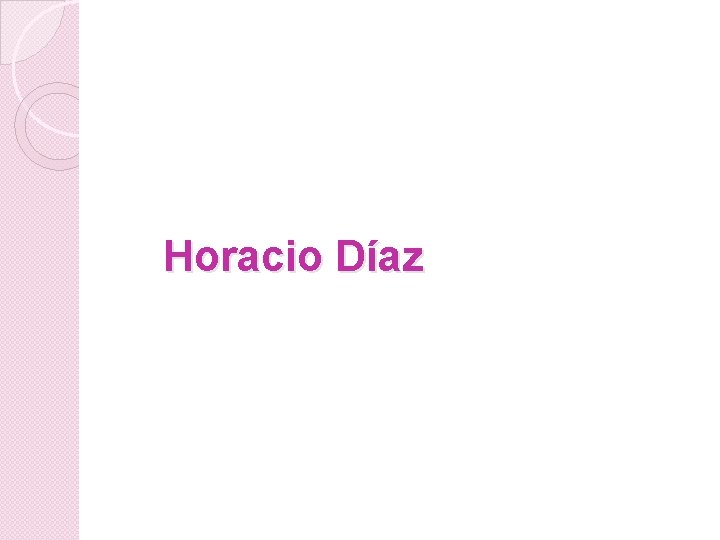 Horacio Díaz 