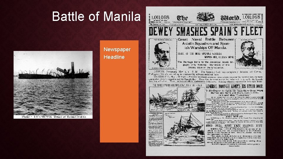 Battle of Manila Newspaper Headline 