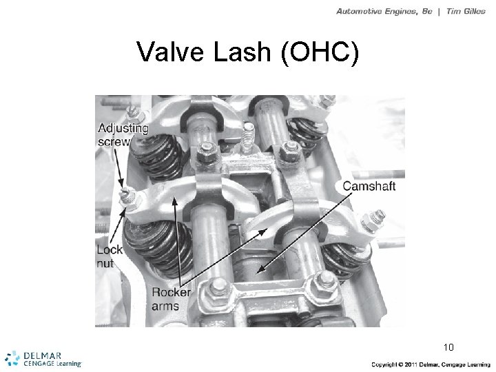 Valve Lash (OHC) 10 