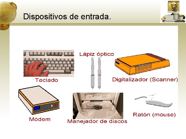 Dispositivos de entrada. 