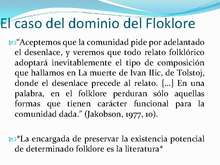 El caso del dominio del Floklore “Aceptemos que la comunidad pide por adelantado el