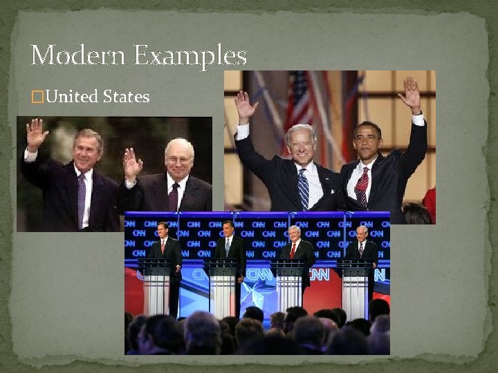 Modern Examples �United States 