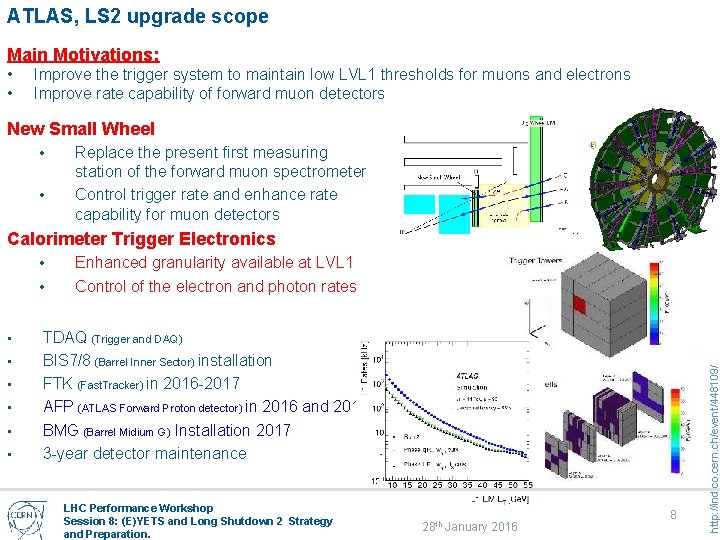 ATLAS, LS 2 upgrade scope Main Motivations: • • Improve the trigger system to