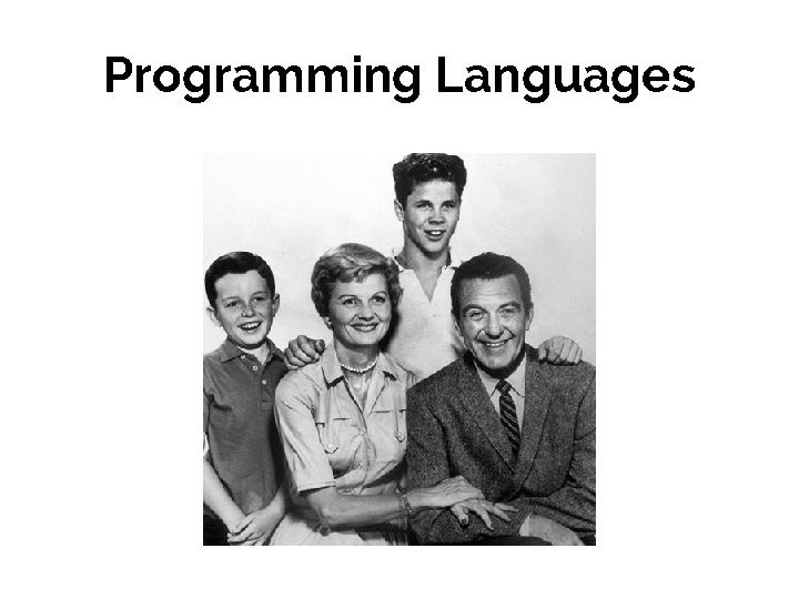 Programming Languages 